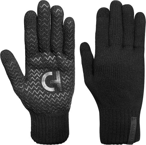 Cole Haan mens Knit Winter Gloves With Touchscreen Thumb and Index Finger in Saudi Arabia