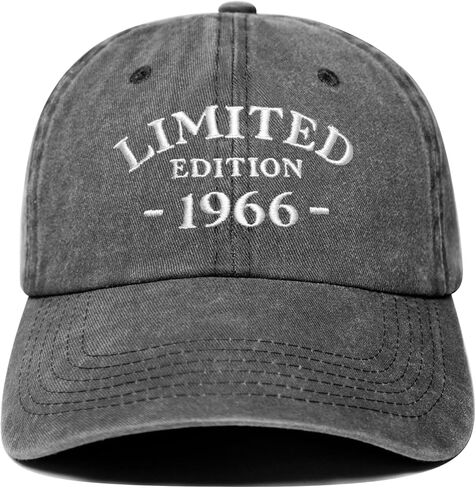 60th Birthday Gifts for Men Women, 60 Year Old Gifts Ideas, Adjustable Washed Cotton Embroidered Baseball Cap in Saudi Arabia