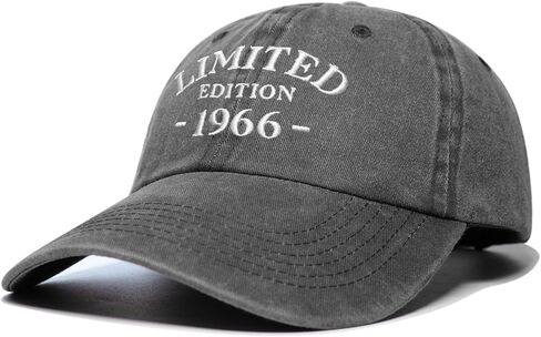60th Birthday Gifts for Men Women, 60 Year Old Gifts Ideas, Adjustable Washed Cotton Embroidered Baseball Cap in Saudi Arabia