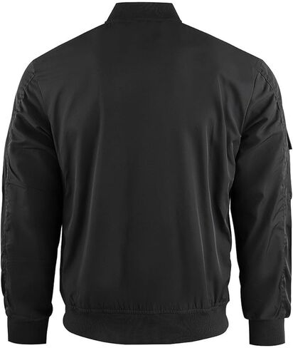 Men's Tactical Jacket Multi-Pocket Cargo Windbreaker Coats Casual Army Motorcycle Bomber Outerwear in Saudi Arabia