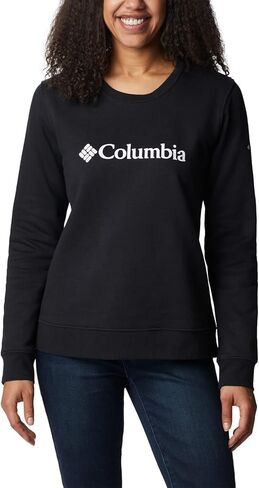 Columbia Women's Trek Graphic Crew, Black, Large in Saudi Arabia