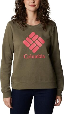 Columbia Women's Trek Graphic Crew, Black, Large in Saudi Arabia