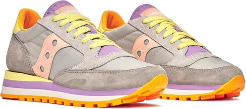 Saucony Women's Jazz Triple Sneaker, Grey/Peach, 10 in Saudi Arabia