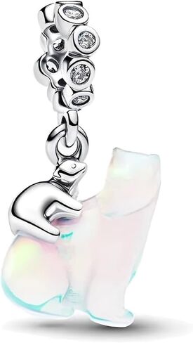 925 Sterling Silver Charms Fit Women Bracelet And Necklaces Bead Charm Pendant Jewelry Gifts For Family Friends in Saudi Arabia