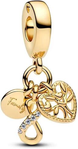 925 Sterling Silver Charms Fit Women Bracelet And Necklaces Bead Charm Pendant Jewelry Gifts For Family Friends in Saudi Arabia