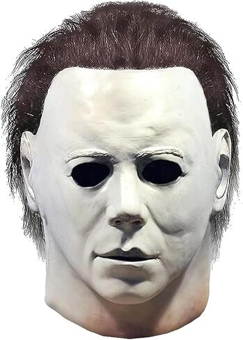 Halloween Mask for Adult With Classic Knife Realistic Horror mask Scary Halloween Cosplay mask(A) in Saudi Arabia