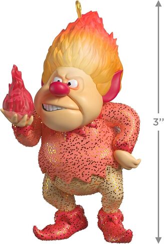 Hallmark Keepsake Christmas Ornament 2025, The Year Without a Santa Claus Heat Miser with Light, Christmas Movie Gifts in Saudi Arabia