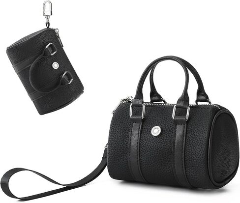 Mini Women Leather Coin Purse keychain,Straps Wristlet Keychain Wallet For Women/Men Airpods Cosmetics in Saudi Arabia