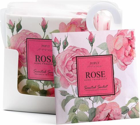 12 Pack Large Gardenia Scented Sachets – Hanging Closet & Drawer Deodorizer & Air Freshener, Long-Lasting Aroma in Saudi Arabia