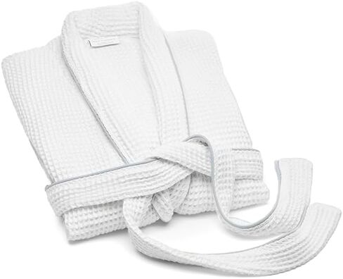 رداء وافل من BOLL & BRANCH - قطن عضوي 100% - فائق النعومة وخفيف الوزن وقابل للتنفس - للجنسين in Kuwait