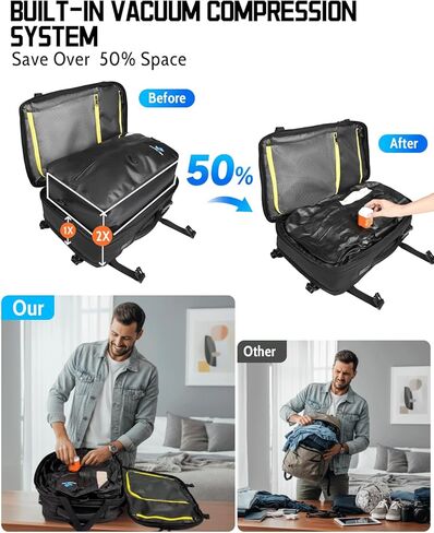 Zurligi Daypack Daypack للرجال والنساء - حقيبة الظهر اليومية السود in Kuwait