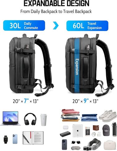 Zurligi Daypack Daypack للرجال والنساء - حقيبة الظهر اليومية السود in Kuwait