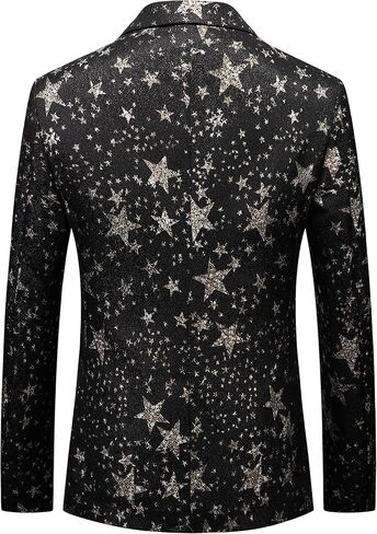UNINUKOO Mens Floral Blazer Jacket Slim Fit Paisley Tuxedo Suit Party Dress Wedding Sport Coat for Men in Saudi Arabia