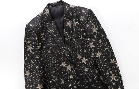 UNINUKOO Mens Floral Blazer Jacket Slim Fit Paisley Tuxedo Suit Party Dress Wedding Sport Coat for Men in Saudi Arabia