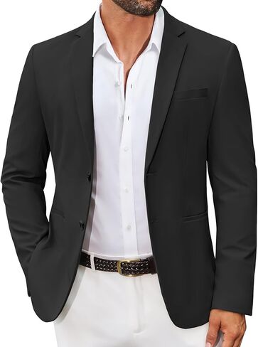 COOFANDY Men's Casual Regular Fit Blazer Jacket Two Button Suit Jackets Lightweight Sport Coat in Saudi Arabia