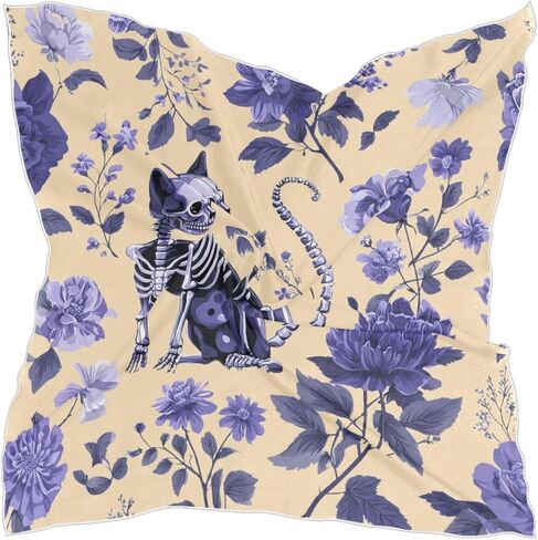 Women's Fashion Silk Scarf,Square Satin Bandana Novelty Neck Scarf Headscarf in Saudi Arabia