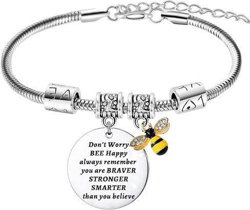 Inspirational Bracelet Motivational Bracelet Encouragement Gifts for Women Friends Daughter in Saudi Arabia