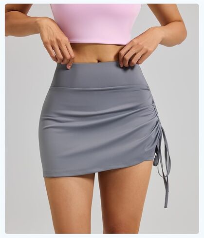 Women's High Waist Pleated Sports Skirt Pants in Saudi Arabia
