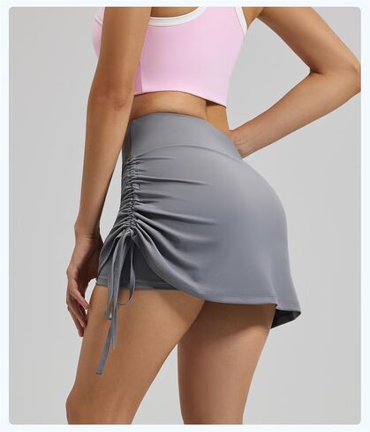 Women's High Waist Pleated Sports Skirt Pants in Saudi Arabia