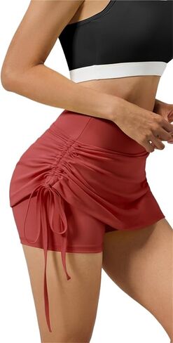 Women's High Waist Pleated Sports Skirt Pants in Saudi Arabia