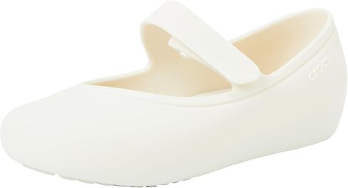 Crocs Brooklyn Ballet Flats (Little Big Kid) Bow K BlrnaPink, Ballerina Pink, 4 US Unisex in Saudi Arabia