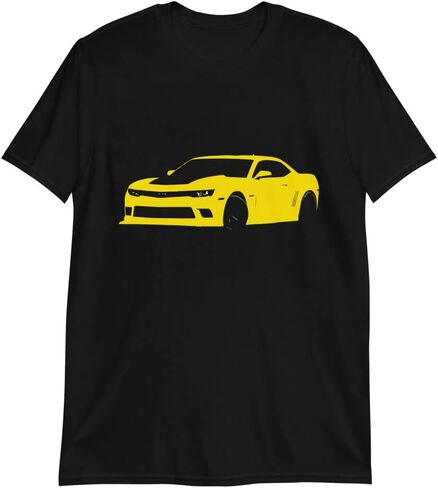 2015 Yellow Camaro Driver Car Club Short-Sleeve Unisex T-Shirt in Saudi Arabia