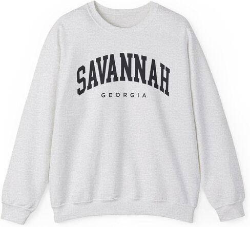 Savannah Georgia Adult Unisex Crewneck Sweatshirt in Saudi Arabia