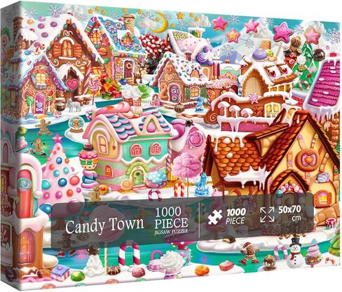 Colorful Quilts Puzzles for Adults 1000 Pieces, Cozy Grandma Garden Jigsaw Puzzles, Pretty Cat Flower Puzzles in Kuwait