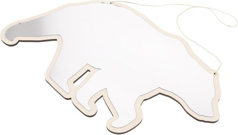 GARVALON ’S Acrylic Hanging Makeup Mirror Cute Bear Shape High Clarity Decorative Vanity Mirror for ’ Bedroom Nursery Wall Décor in Kuwait