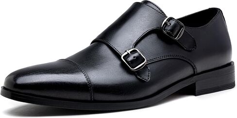 Jousen Dress Shoes for Men Monk Strap Loafers for Men in Kuwait