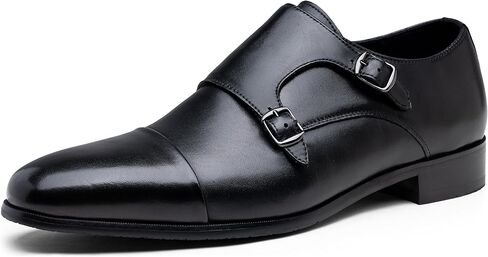Jousen Dress Shoes for Men Monk Strap Loafers for Men in Kuwait