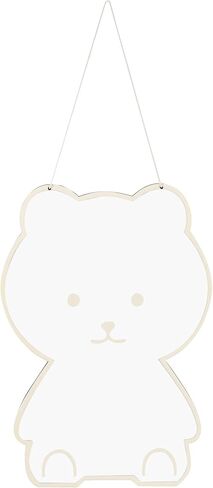 Bear-Shaped Acrylic Wall Mirror Decorative Makeup Mirror for Nursery Boys and Chic Nordic Home Decor with Artistic Craftsmanship in Saudi Arabia