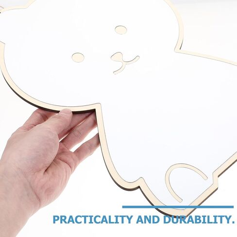 Bear-Shaped Acrylic Wall Mirror Decorative Makeup Mirror for Nursery Boys and Chic Nordic Home Decor with Artistic Craftsmanship in Saudi Arabia