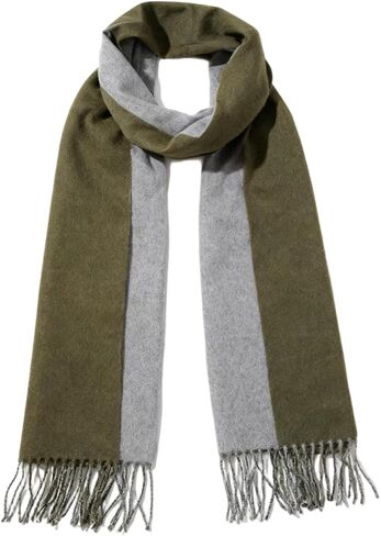 وشاح شتوي من صوف الحملان للرجال على الوجهين للنساء يلتف على الموضة في الطقس البارد in Kuwait