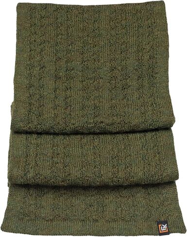 Evolution Knitwear Alpaca Knit Flat Scarf for Men or Women - Made in the USA - Super Soft Baby Alpaca in Kuwait