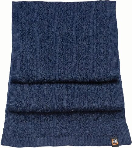 Evolution Knitwear Alpaca Knit Flat Scarf for Men or Women - Made in the USA - Super Soft Baby Alpaca in Kuwait