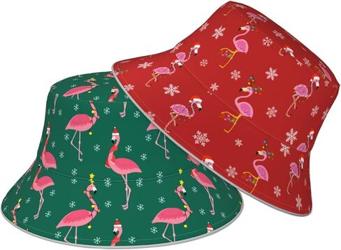 Bucket Hat Beach Summer Sun Hat Reversible Fisherman Hats Double Sided Wearing for Women Men Boys Girls in Saudi Arabia
