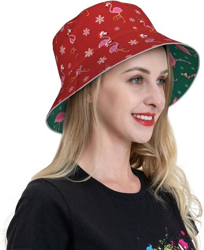 Bucket Hat Beach Summer Sun Hat Reversible Fisherman Hats Double Sided Wearing for Women Men Boys Girls in Saudi Arabia