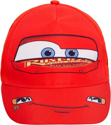 Disney Cars Baseball Cap for Kids Lightning McQueen Peaked Sun Hat Adjustable Dress Up Accessory in Kuwait