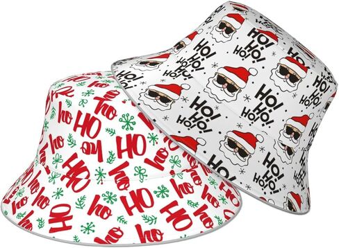 Bucket Hat Beach Summer Sun Hat Reversible Fisherman Hats Double Sided Wearing for Women Men Boys Girls in Saudi Arabia