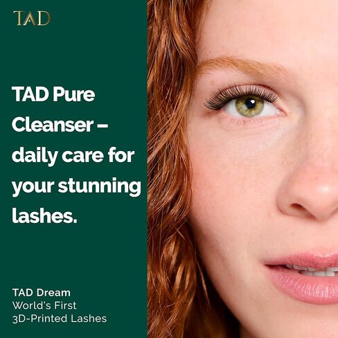 غسول ومنظف الرموش النقي من تاد بيوتي 75 مل | منظف ​​رموش ميسيلار اليومي لوصلات الرموش والرموش العنقودية المنعشة والصحية | تم تطويره بواسطة صيدلاني، وخالي من السيانوأكريليت، صُنع في الولايات المتحدة الأمريكية للعيون الحساسة in Kuwait
