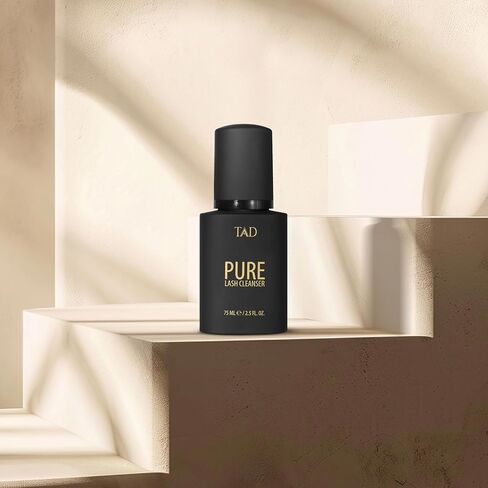 غسول ومنظف الرموش النقي من تاد بيوتي 75 مل | منظف ​​رموش ميسيلار اليومي لوصلات الرموش والرموش العنقودية المنعشة والصحية | تم تطويره بواسطة صيدلاني، وخالي من السيانوأكريليت، صُنع في الولايات المتحدة الأمريكية للعيون الحساسة in Kuwait