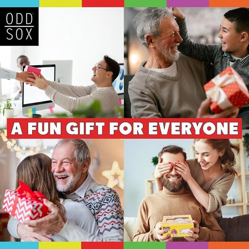 Odd Sox Crew Sock Gift Box Set - Fun Collectible Candy Characters - Comfy Fabric Blend - Perfect Holiday Birthday in Saudi Arabia