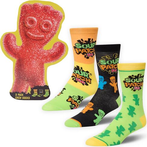 Odd Sox Crew Sock Gift Box Set - Fun Collectible Candy Characters - Comfy Fabric Blend - Perfect Holiday Birthday in Saudi Arabia