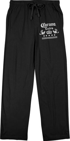 Corona Extra Beer Logo Men's Black Sleep Pajama Pants in Saudi Arabia