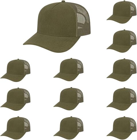 قبعة The Hat Pros Cap America i3021 Heritage سروال قصير متوسط ​​الحجم 5 ألواح شبكية BackTrucker مع إغلاق Snapback قابل للتعديل in Kuwait