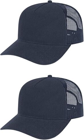 قبعة The Hat Pros Cap America i3021 Heritage سروال قصير متوسط ​​الحجم 5 ألواح شبكية BackTrucker مع إغلاق Snapback قابل للتعديل in Kuwait