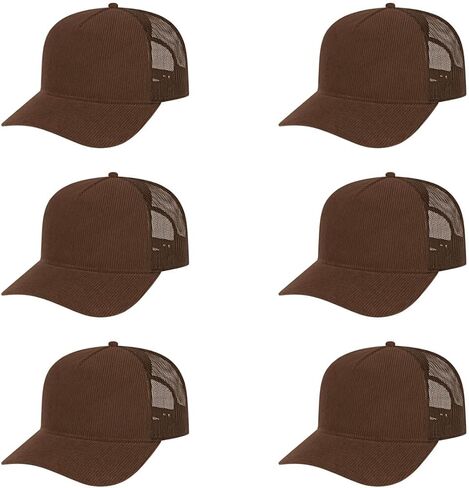قبعة The Hat Pros Cap America i3021 Heritage سروال قصير متوسط ​​الحجم 5 ألواح شبكية BackTrucker مع إغلاق Snapback قابل للتعديل in Kuwait