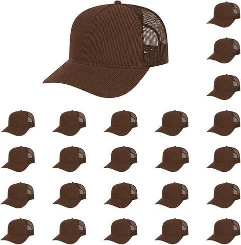 قبعة The Hat Pros Cap America i3021 Heritage سروال قصير متوسط ​​الحجم 5 ألواح شبكية BackTrucker مع إغلاق Snapback قابل للتعديل in Kuwait