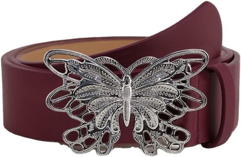 Fairy Grunge Aesthetic Belts Women Y2K Fairycore Leather Butterfly Buckle Belts Accessories in Saudi Arabia